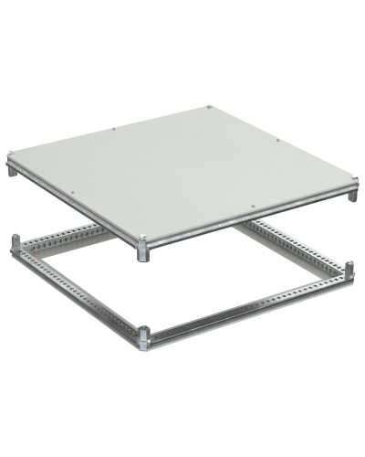 FORMAT Крыша и основание (под фланец) 1000х1000мм IEK (FO-00-KOF-100-100) в Белгороде Аксессуары для стоек и шкафов Pintop.ru