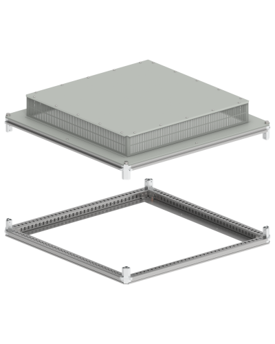 FORMAT Крыша и основание (под фланец) 1000х1000мм IP31 IEK (FO-00-KOF-100-100-31) в Белгороде Аксессуары для стоек и шкафов Pintop.ru