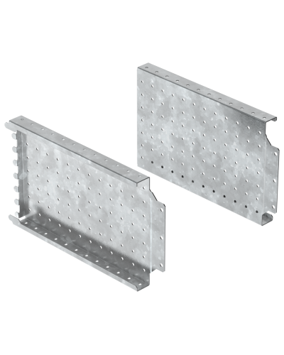 FORMAT Панель монтажная боковая перфорированная 200х400мм (2шт/упак) IEK (FO-00-MPSP-020-040) в Белгороде Аксессуары для стоек и шкафов Pintop.ru