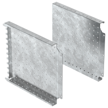 FORMAT Панель монтажная боковая перфорированная 300х400мм (2шт/упак) IEK (FO-00-MPSP-030-040)