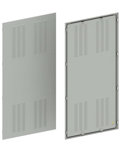 FORMAT Панель задняя вентилируемая 2000х1000мм IEK (FO-00-PBV-200-100) в Белгороде Аксессуары для стоек и шкафов Pintop.ru