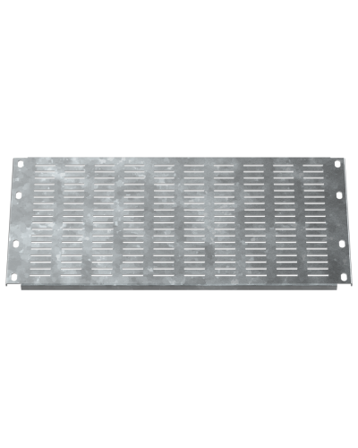 FORMAT Заглушка панели нижней наборной вентилируемой 200мм в шкаф шириной 600мм IEK (FO-00-PLTV-020-060) в Белгороде Аксессуары для стоек и шкафов Pintop.ru