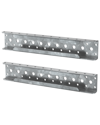 FORMAT Профиль монтажный 50х25 в шкаф 400мм (2шт/упак) IEK (FO-00-PRM-040) в Белгороде Аксессуары для стоек и шкафов Pintop.ru