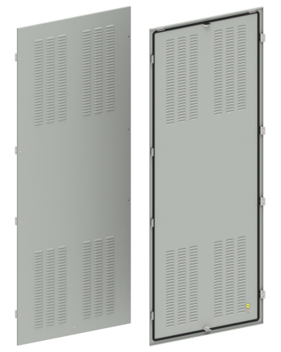 FORMAT Панель боковая вентилируемая 2000х800мм IP31 (2шт/компл) IEK (FO-00-PSV-200-080-31) в Белгороде Аксессуары для стоек и шкафов Pintop.ru