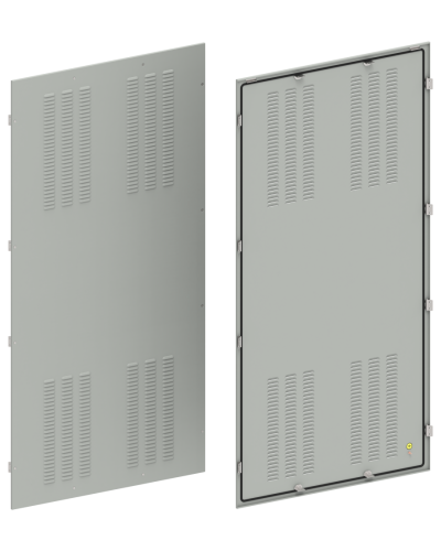 FORMAT Панель боковая вентилируемая 2000х1000мм IP31 (2шт/компл) IEK (FO-00-PSV-200-100-31) в Белгороде Аксессуары для стоек и шкафов Pintop.ru