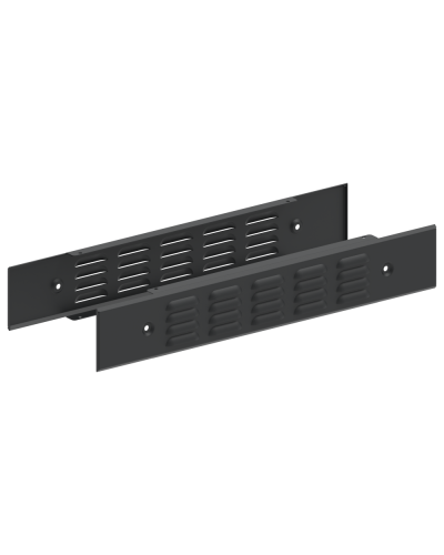 FORMAT Панель цоколя вентилируемая 100х600мм RAL7021 (2шт/компл) IEK (FO-00D-PCV-010-060-7021) в Белгороде Аксессуары для стоек и шкафов Pintop.ru