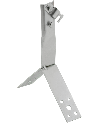 Держатель проводника круглого 6-10мм винтовой для конька h=100мм нержавеющая сталь IEK (ZDP80-20-4-16-100) в Белгороде Крепеж Pintop.ru