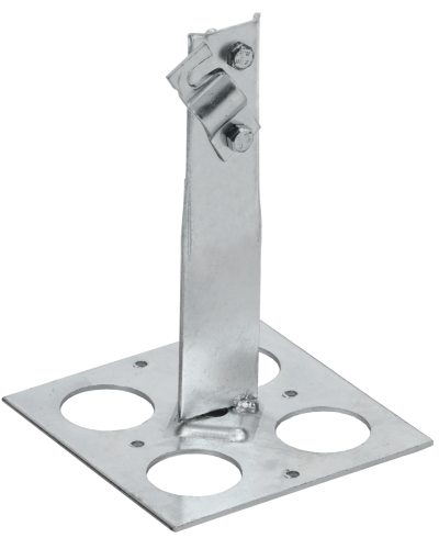 Держатель проводника круглого 6-10мм винтовой IEK (ZDP85-11-6-16-90) в Белгороде Крепеж Pintop.ru