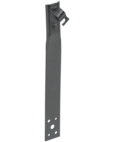 Держатель проводника круглого 6-10мм винтовой прямой h=60мм оцинкованная сталь TD IEK (ZDP86-13-1-16-60) в Белгороде Крепеж Pintop.ru