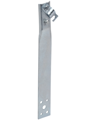 Держатель проводника круглого 6-10мм винтовой прямой h=150мм оцинкованная сталь HDZ IEK (ZDP86-14-1-16-150) в Белгороде Крепеж Pintop.ru