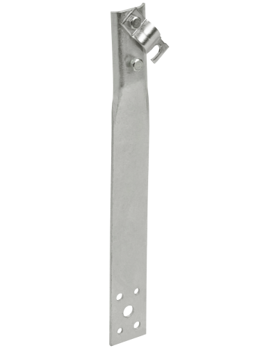 Держатель проводника круглого 6-10мм винтовой прямой h=80мм нержавеющая сталь IEK (ZDP86-20-1-16-80) в Белгороде Крепеж Pintop.ru