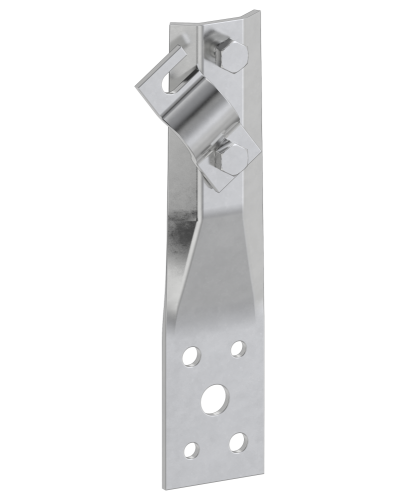 Держатель проводника круглого 6-10мм винтовой прямой h=60мм нержавеющая сталь IEK (ZDP86-20-1-16-60) в Белгороде Крепеж Pintop.ru