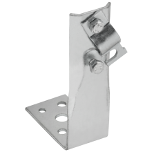 Держатель проводника круглого 6-10мм винтовой угловой h=80мм оцинкованная сталь IEK (ZDP87-11-1-16-80)