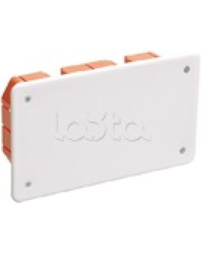 Коробка КМ41006 распаячная для твердых стен (с саморезами, с крышкой) IEK UKT11-172-096-045 в Белгороде Распределительные коробки Pintop.ru