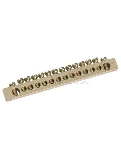 Шина нулевая 8x12 8/2 IEK YNN21-08-100 в Белгороде Клеммные колодки Pintop.ru