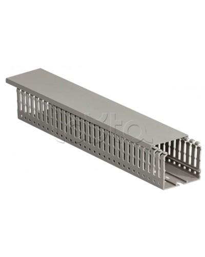 Кабель-канал перфорированный 60х40 ИМПАКТ IEK (CKM50-060-040-1-K03) в Белгороде Кабель-канал Pintop.ru