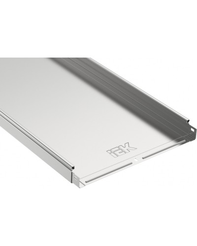 ESCA Лоток неперфорированный 50х400х3000-1,2 IEK (CLN10-050-400-120-3) в Белгороде Аксессуары для лотков Pintop.ru