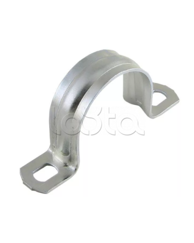 Скоба металл.двухлапковая d25-26мм IEK (CMAT11-25-100) в Белгороде Держатели, клипсы, скобы Pintop.ru