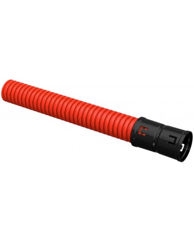 Труба гофр. ПНД 40 мм (50 м) IEK (CTG12-040-K04-050-R) в Белгороде Труба гофрированная Pintop.ru