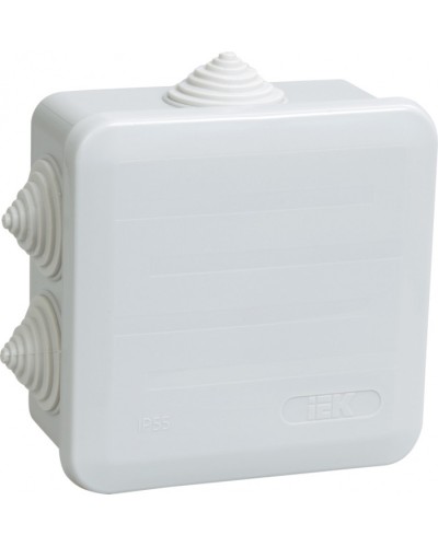 Коробка КМ41255 распаячная для о/п IEK UKOZ11-100-100-050-K41-44 в Белгороде Распределительные коробки Pintop.ru