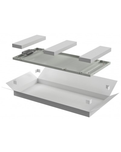 ITK LINEA N Панель задняя 600мм шкафа 28U сер. (LN35-28U6X-ZM) в Белгороде Аксессуары для стоек и шкафов Pintop.ru