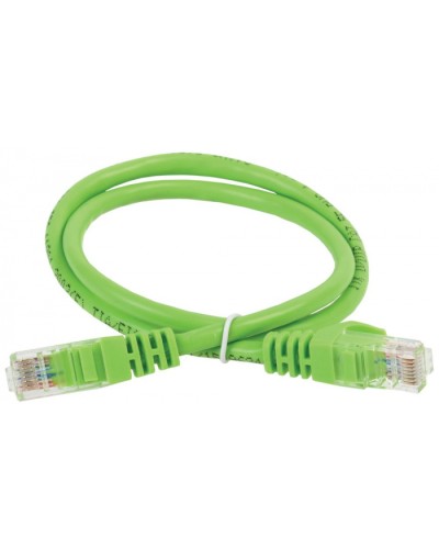 ITK Коммутационный шнур (патч-корд), кат.5Е UTP, 3м, зеленый (PC02-C5EU-3M) в Белгороде Патч-корды и пигтейлы Pintop.ru
