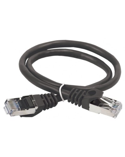 ITK Коммутационный шнур (патч-корд), кат.5Е FTP, 3м, черный (PC09-C5EF-3M) в Белгороде Патч-корды и пигтейлы Pintop.ru