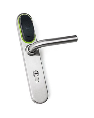 Замок электромеханический для двери IronLogic Eurolock EHT net (серебро) dd = 92 мм в Белгороде Электромеханические замки Pintop.ru