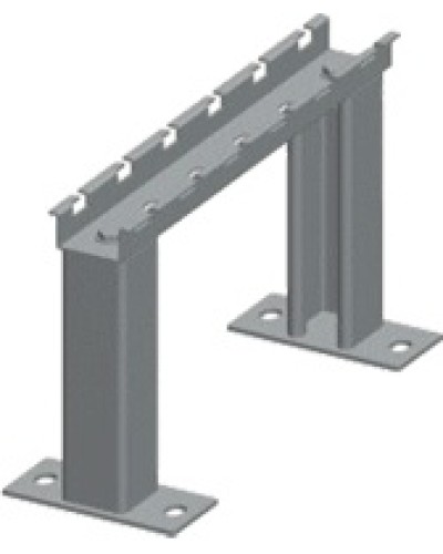 Рама напольная для лотка шириной 150мм LANMASTER LAN-MT-KR150-EZ в Белгороде Аксессуары для лотков Pintop.ru