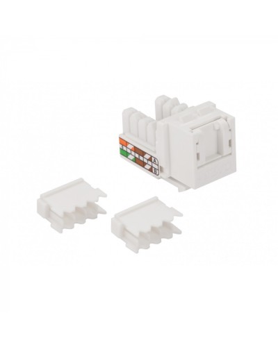 Модуль Keystone LANMASTER LAN-OK45U5E/90P-WH в Белгороде Коннекторы Pintop.ru