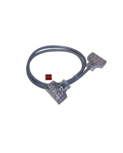 Патч-корд 110 тип - 110 тип, 1 пара, категория 6, 1 м, серый LANMASTER LAN-P4-P4-1.0/6 в Белгороде Патч-корды и пигтейлы Pintop.ru