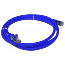 Патч-корд RJ45 - RJ45, 4 пары, FTP, категория 6A, 1.5 м, синий, LSZH LANMASTER LAN-PC45/S6A-1.5-BL
