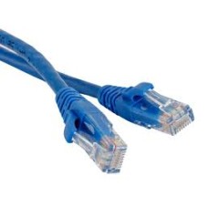 Патч-корд RJ45 - RJ45, 4 пары, UTP, категория 5е, 10 м, синий, LSZH LANMASTER LAN-PC45/U5E-10-BL
