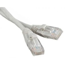 Патч-корд RJ45 - RJ45, 4 пары, UTP, категория 5е, 15 м, серый, LSZH LANMASTER LAN-PC45/U5E-15-GY