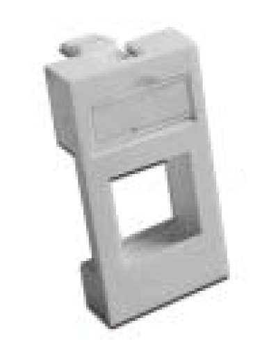 Вставка 22.5x45 без шторок для Кейстоуна LANMASTER LAN-SIP-22R-WH в Белгороде Коммутационные изделия Pintop.ru