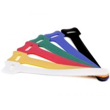 Хомут-липучка 310 мм, зеленый (20 шт.уп) LANMASTER LAN-VCM310-GN