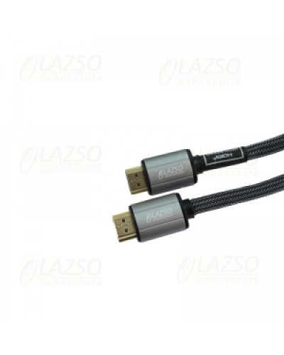 Кабель для передачи сигналов HDMI 2.0 LAZSO WH-111(1m)-B в Белгороде Патч-корды и пигтейлы Pintop.ru