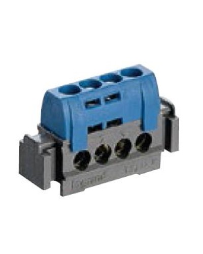 Клеммник синий 4х1.5-16 мм2 LEGRAND 004840 в Белгороде Клеммные колодки Pintop.ru