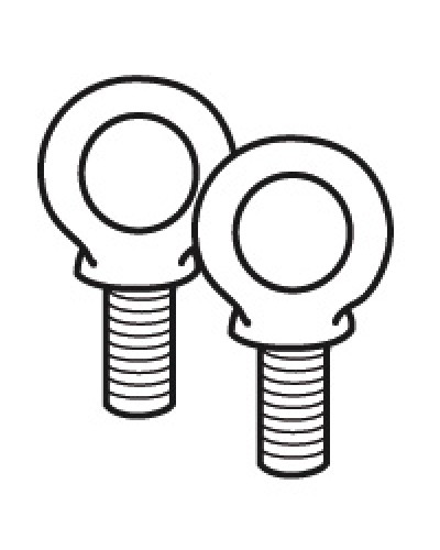 Комплект подъемных колец Legrand 020482 в Белгороде Аксессуары для стоек и шкафов Pintop.ru