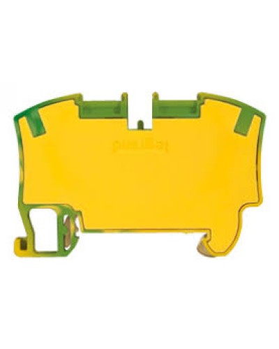 Пружинная клемма Viking 3 заземляющая однополюсная 2 проводника шаг 8 мм желто-зеленый Legrand 037272 в Белгороде Клеммные колодки Pintop.ru