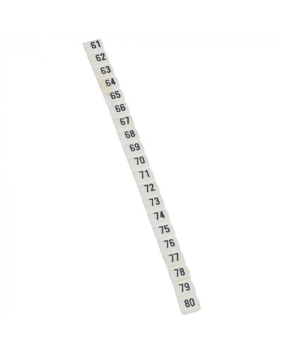 Маркер CAB3 цифры 61-80 Legrand 038153 в Белгороде Аксессуары для кабель-канала Pintop.ru