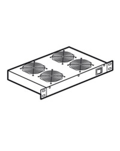 Полка с 4 вентиляторами высотой 1U Legrand 046490 в Белгороде Полки для шкафов и стоек Pintop.ru