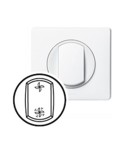 Клавиша Вентиляция белая CelianeLegrand 068061 в Белгороде Аксессуары для кабель-канала Pintop.ru