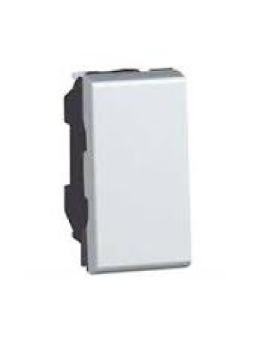 Переключатель на 2 направления Mosaic 1 модуль 10 AX алюминий Legrand 079201 в Белгороде Аксессуары для кабель-канала Pintop.ru