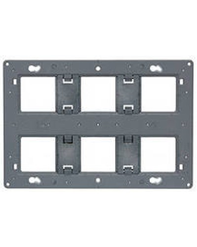 Суппорт Mosaic на 2x6, 2x8 или 2x3x2 модулей LEGRAND 080266 в Белгороде Аксессуары для кабель-канала Pintop.ru