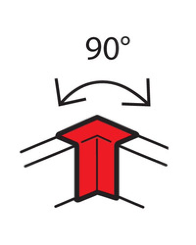 Угол внутренний для кабель-канала METRA 100x50 Legrand (638011) в Белгороде Аксессуары для кабель-канала Pintop.ru