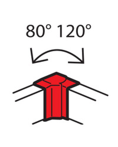 Угол внутренний для кабель-канала METRA 100x50 Legrand (638031) в Белгороде Аксессуары для кабель-канала Pintop.ru
