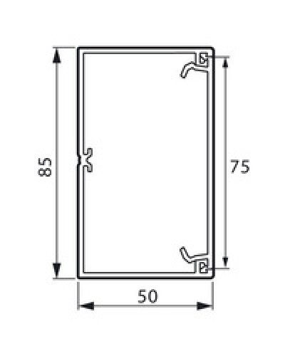 Кабель-канал METRA 85x50 Legrand (638080) в Белгороде Кабель-канал Pintop.ru