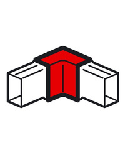 Угол внутренний для кабель-канала METRA 24x14 Legrand (638131) в Белгороде Аксессуары для кабель-канала Pintop.ru