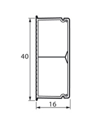 Кабель-канал с перегородкой METRA 40x16 Legrand (638195) в Белгороде Кабель-канал Pintop.ru
